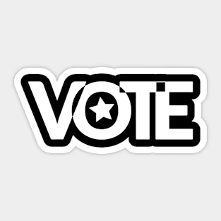 Believe Democracy Election Vote Sticker